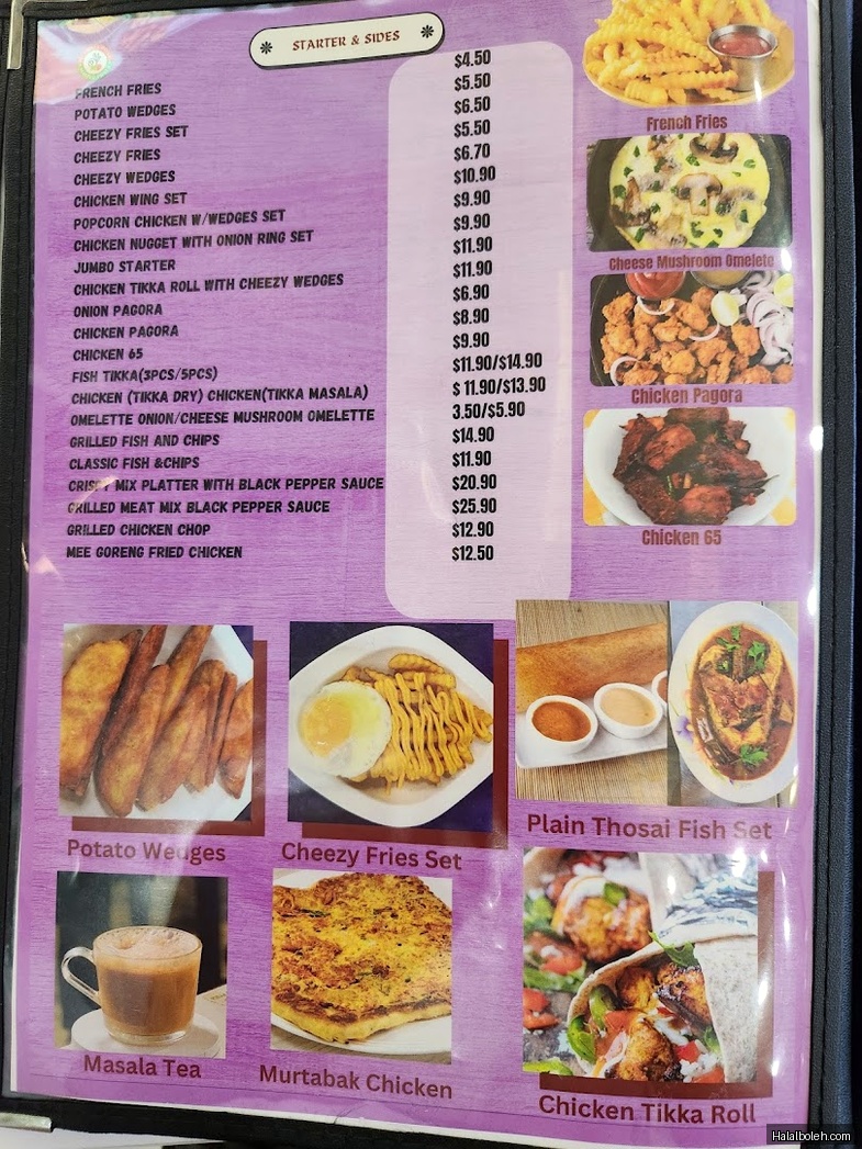 Master Prata - menu