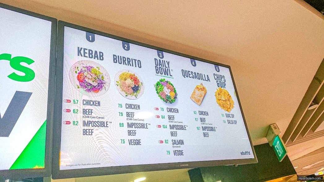 Stuff'd - menu
