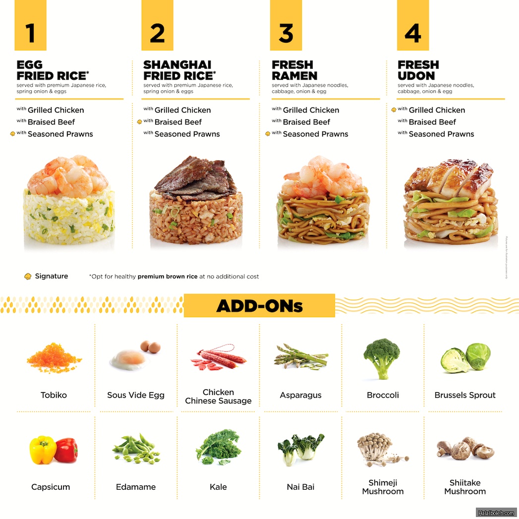 Wok Hey - menu