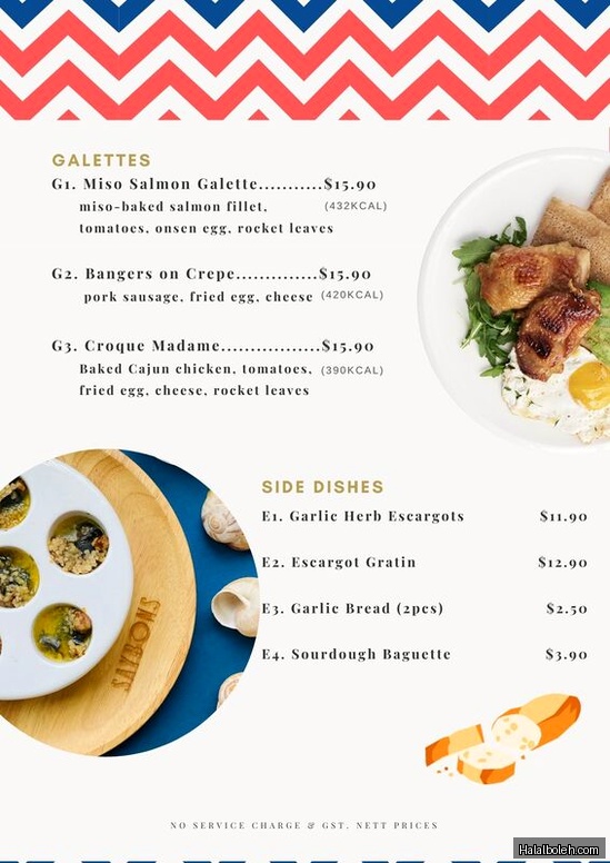 Saybons - menu