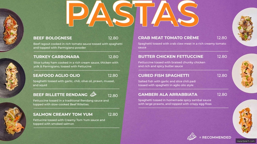 Timbre Pizza - menu