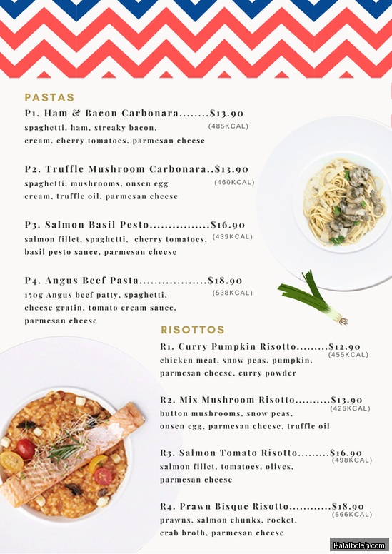 Saybons - menu