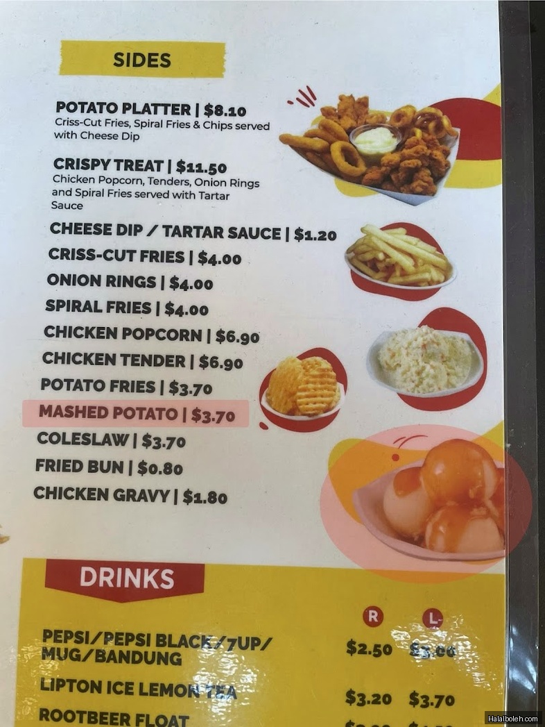 Arnold's Fried Chicken - menu