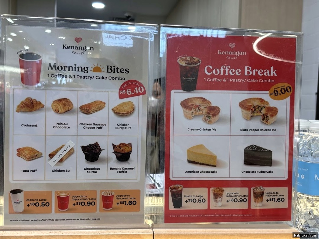 Kenangan Coffee - menu