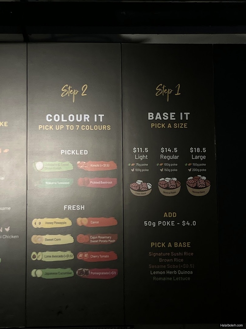 Poke Theory - menu