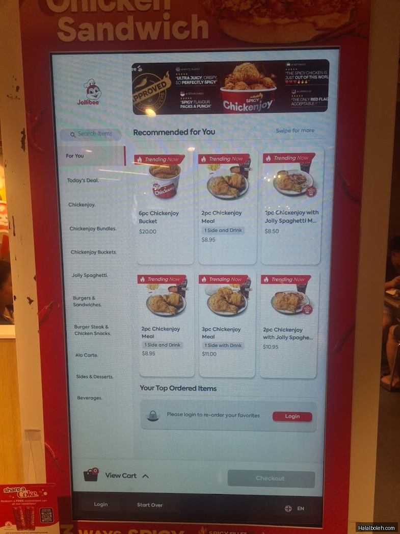 Jollibee - menu