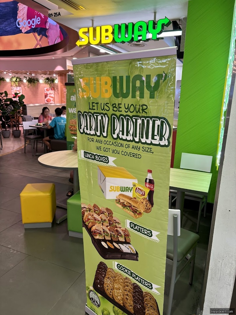 Subway - menu