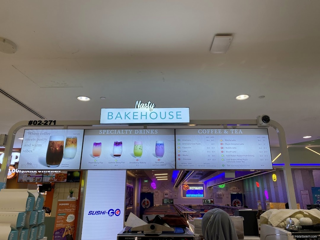 Nasty Bakehouse - menu