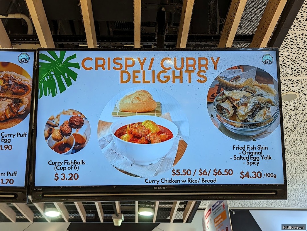 1A Heritage - menu
