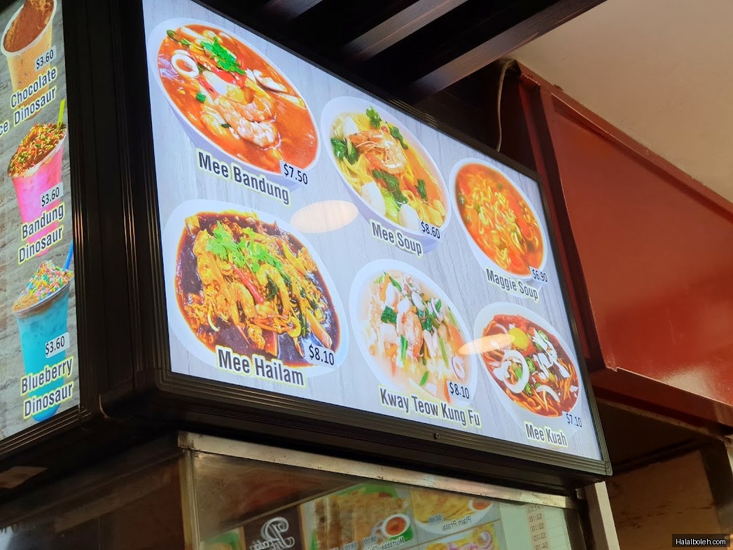 Prata Raya - menu