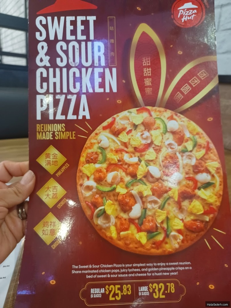 Pizza Hut - menu
