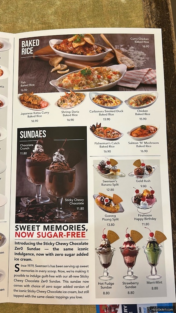 Swensen's - menu