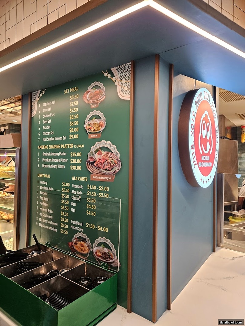 Hjh Maimunah - menu