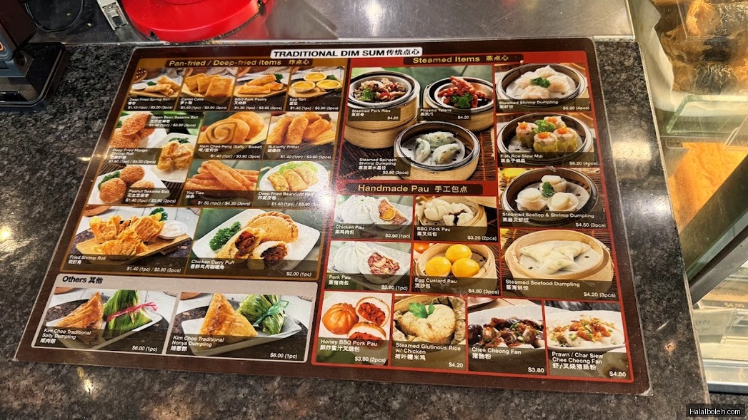 Rasapura Foodcourt - menu