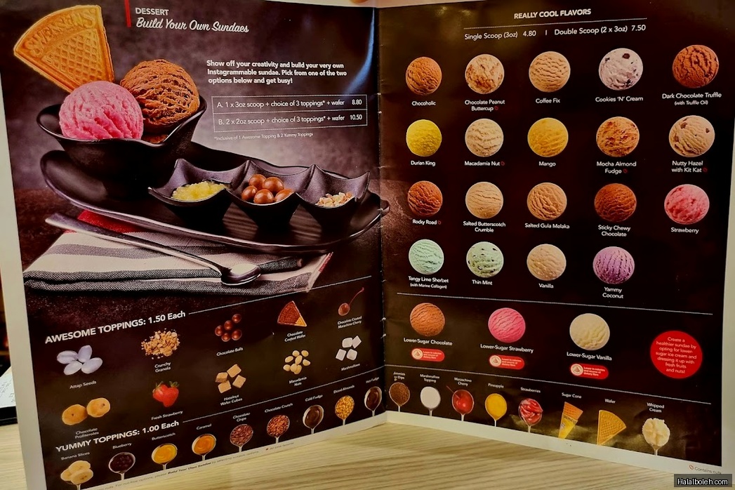 Swensen's - menu