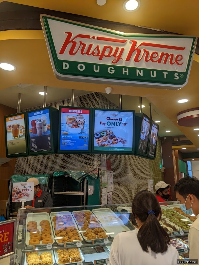 Krispy Kreme - menu