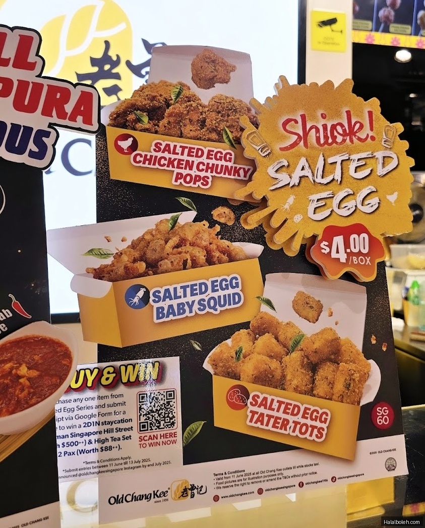 Old Chang Kee - menu