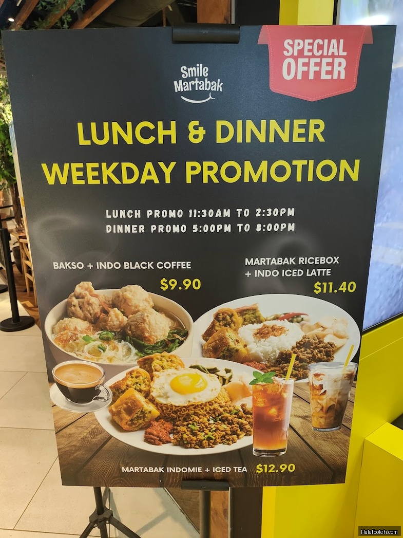 Smile Martabak - menu