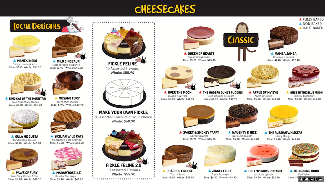 Cat & the Fiddle - menu