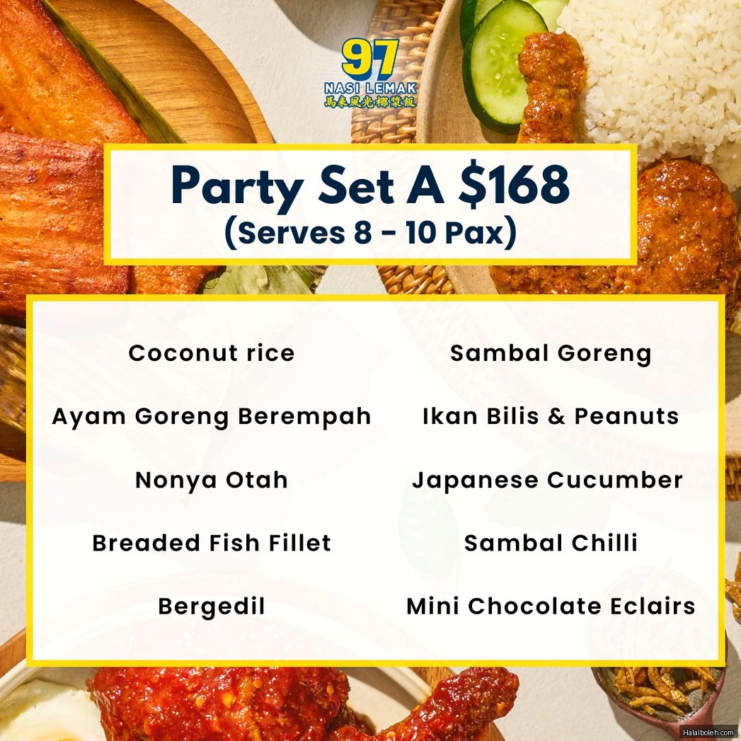 97 Nasi Lemak - menu