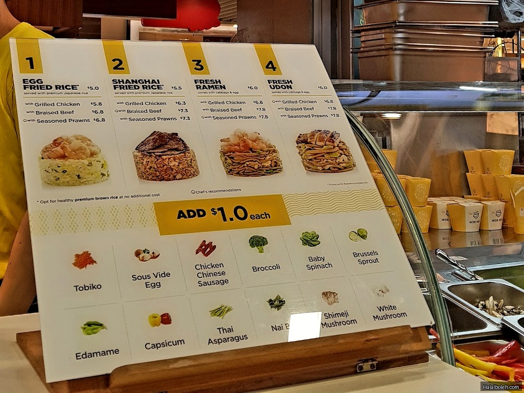 Wok Hey - menu