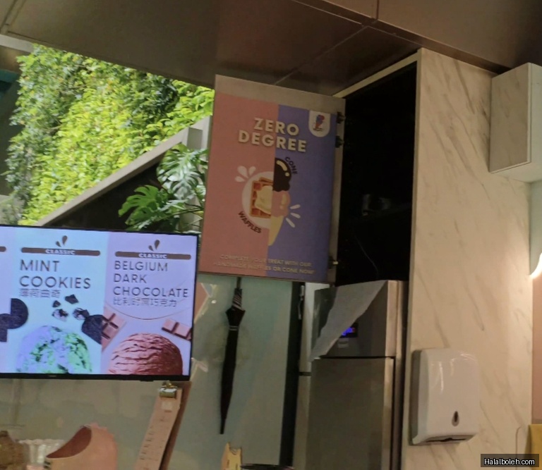 Zero Degree - menu