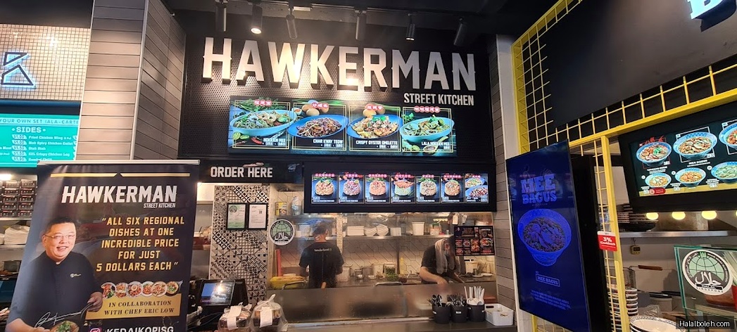 Hawkerman - menu