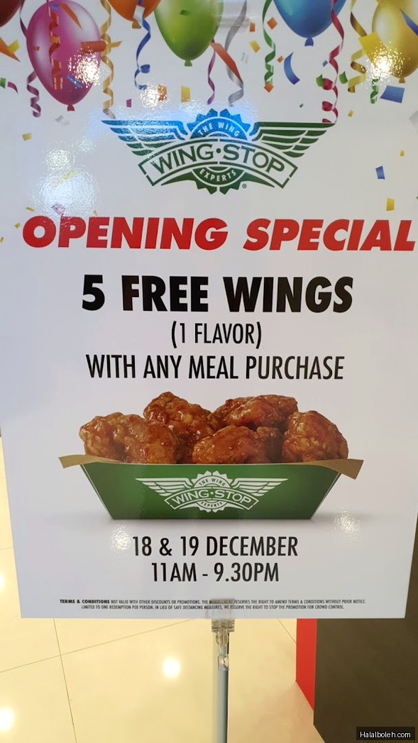 Wingstop - menu