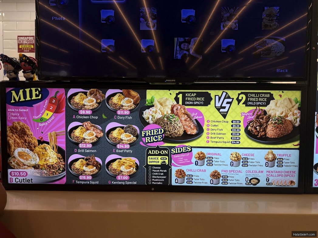 Flips N Dips at Paya Lebar Square - Menu
