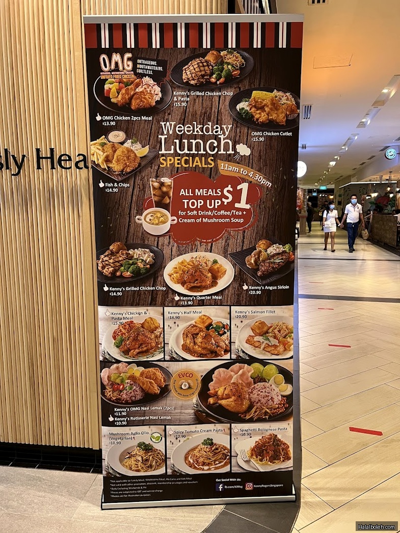 Kenny Rogers Roasters - menu