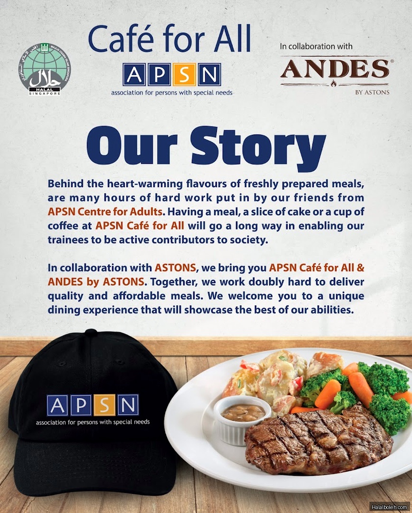 APSN Cafe for All - menu