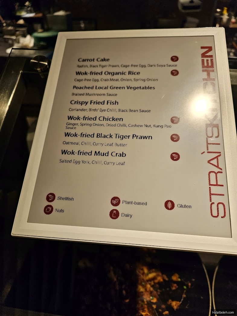 Straits Kitchen - menu