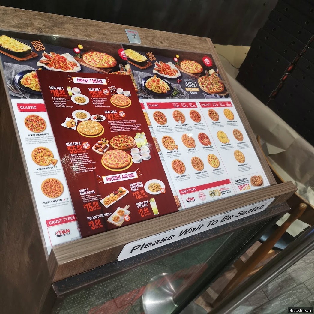 Pizza Hut - menu