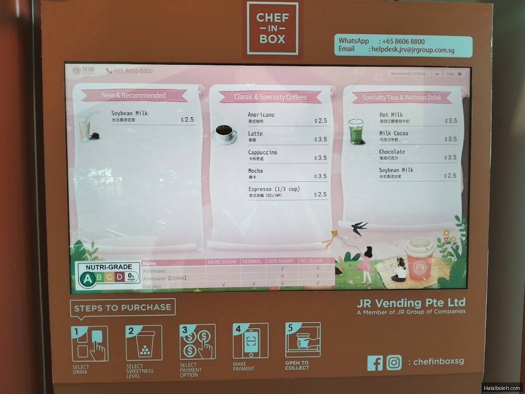 Heavenly Wang - menu