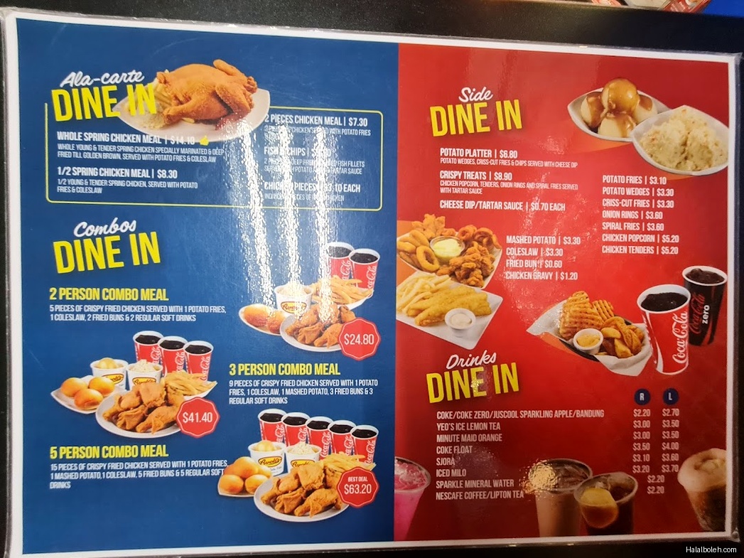 Arnold's Fried Chicken - menu
