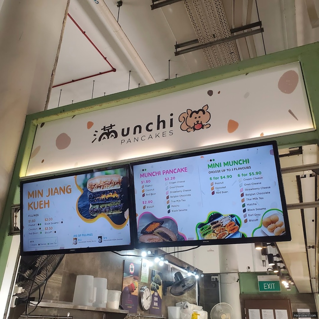 Munchi Pancakes - menu