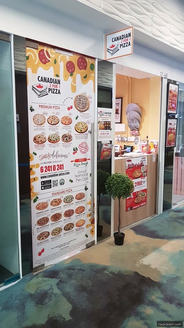 Canadian Pizza at King Albert Park Mall - Menu