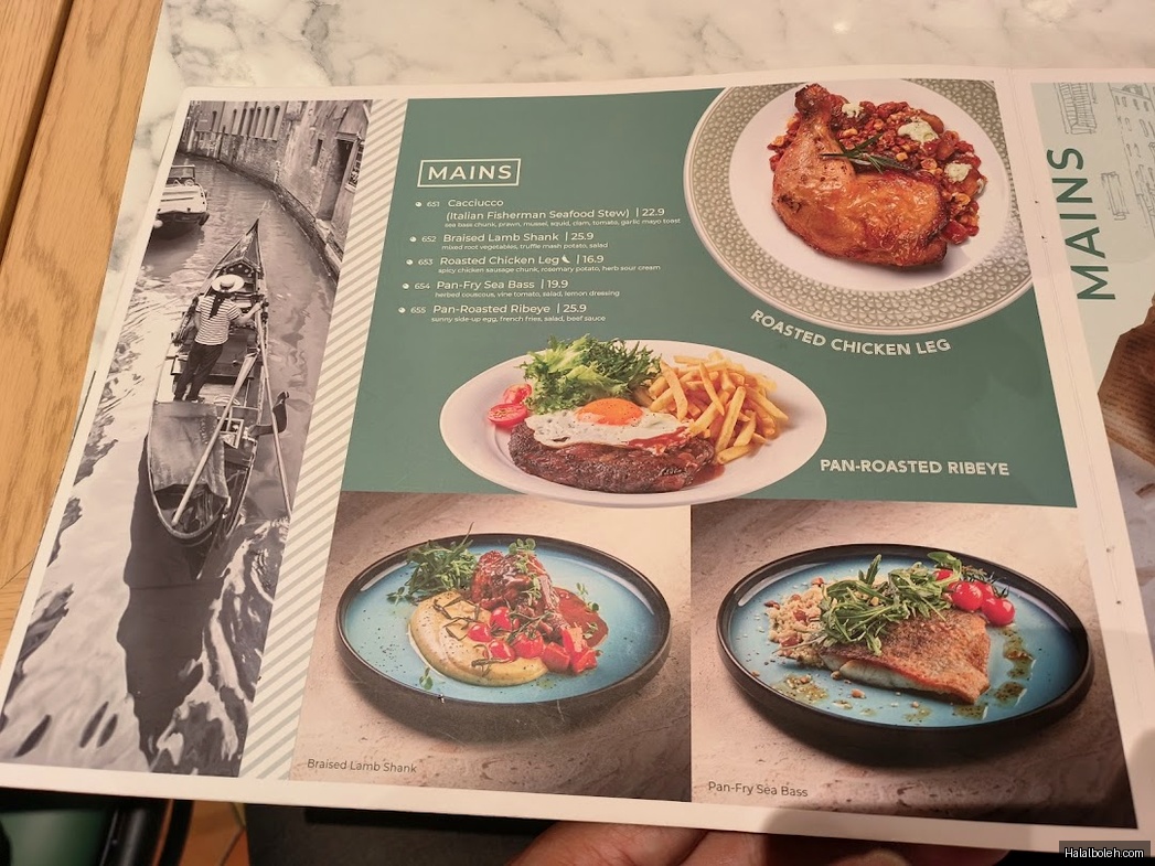 Mamma Mia Trattoria - menu