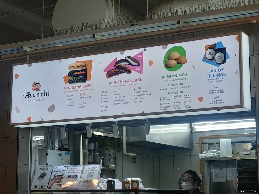 Munchi Pancakes - menu