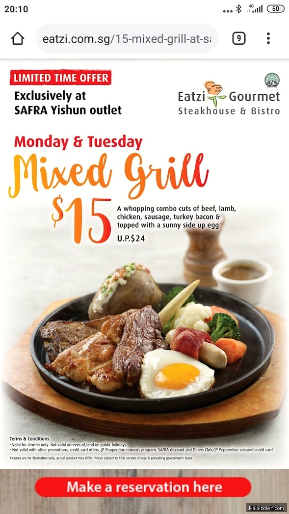 Eatzi Gourmet Restaurant - menu