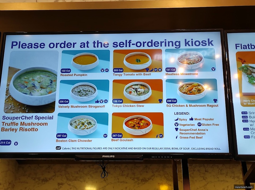 The Soup Spoon - menu