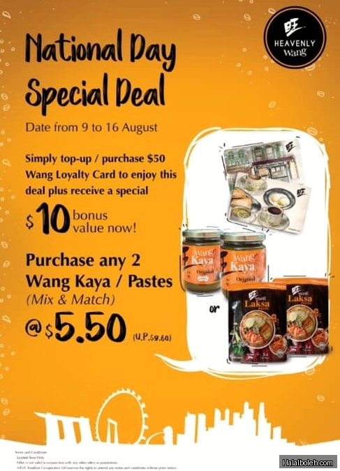 Heavenly Wang - menu