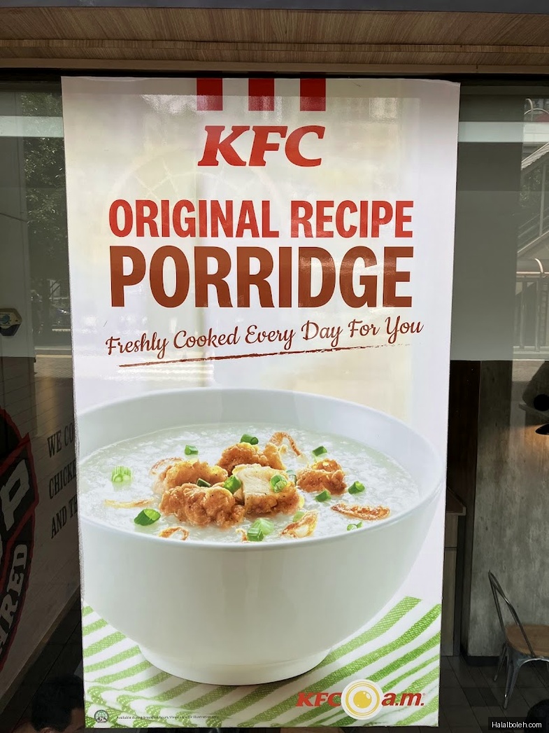 KFC - menu