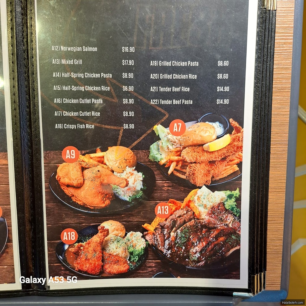 Mana Lagi - menu