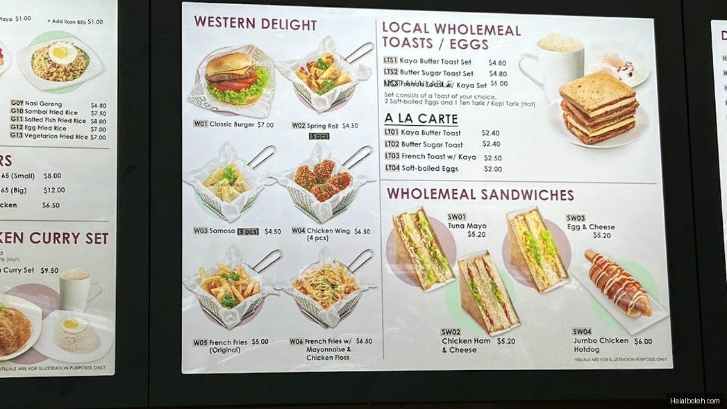 Mr Teh Tarik Express - menu