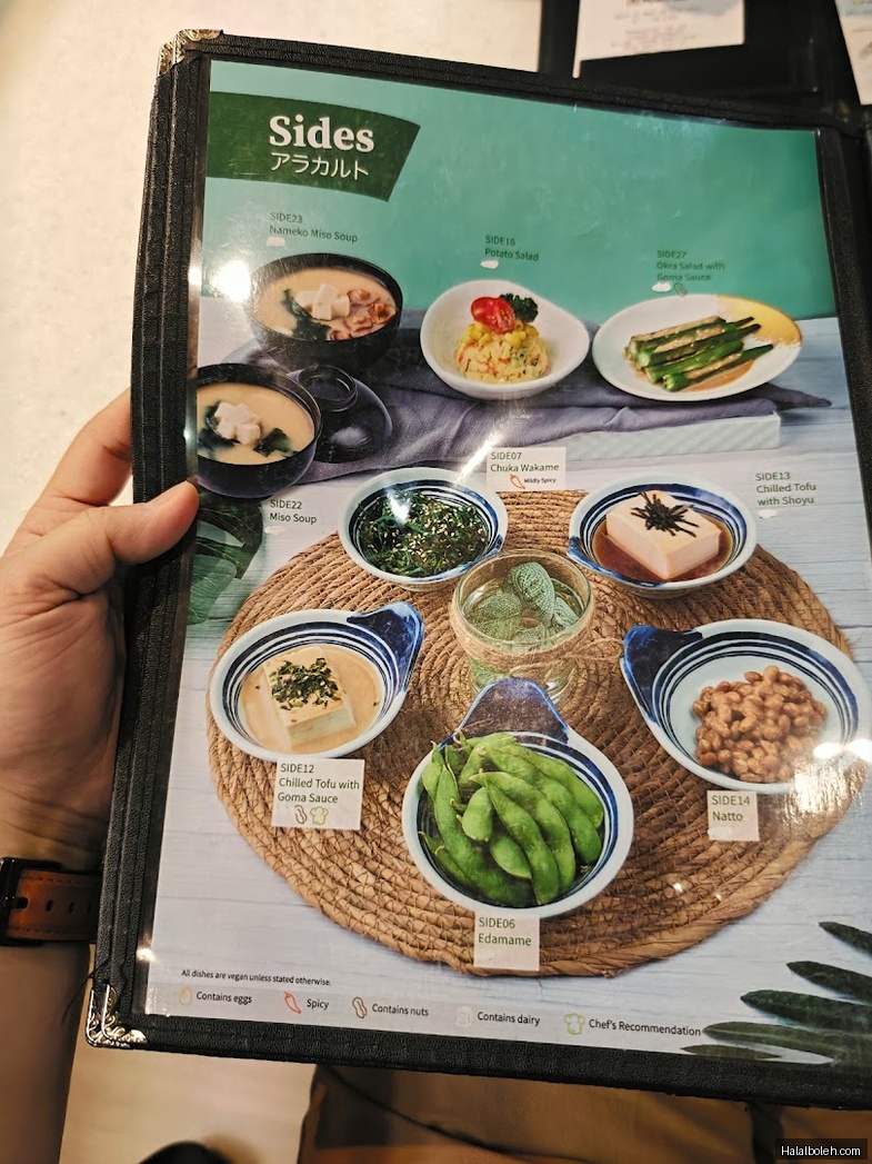 Saute Sushi - menu