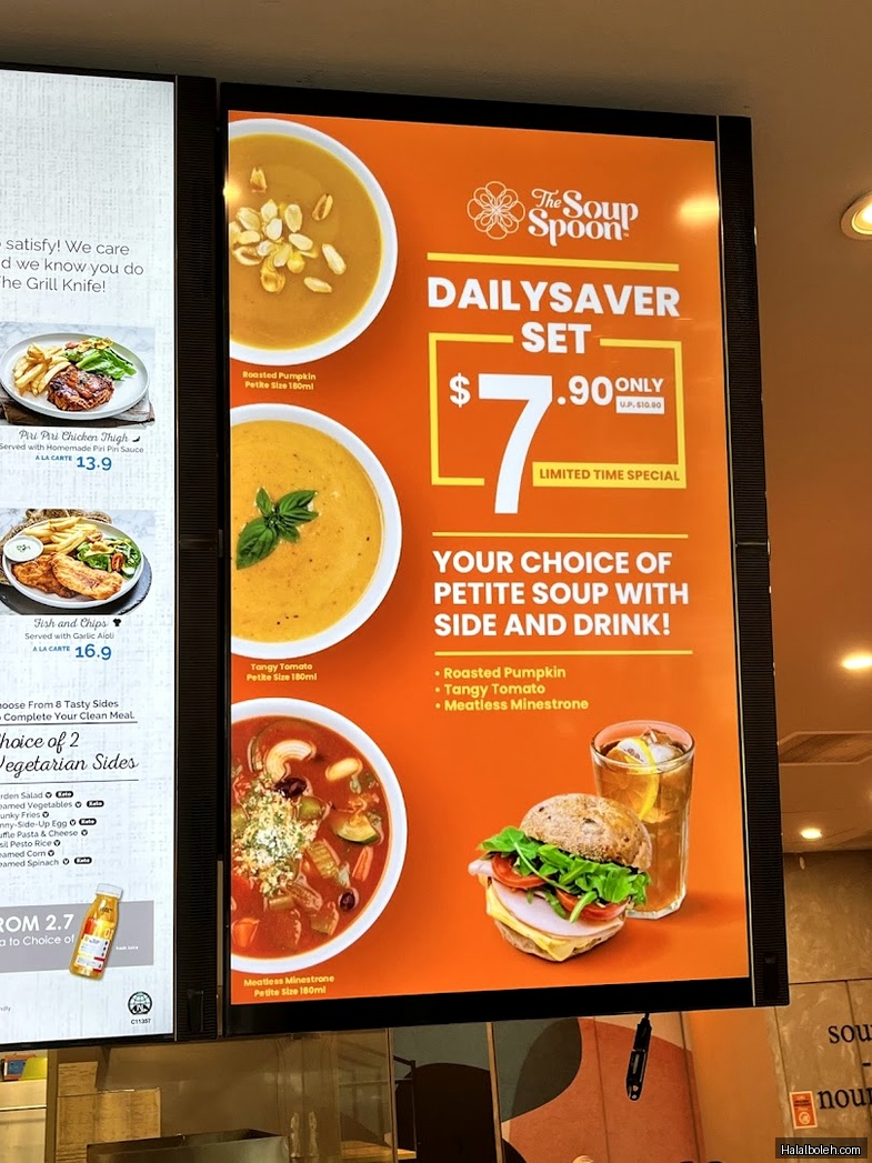 The Soup Spoon - menu