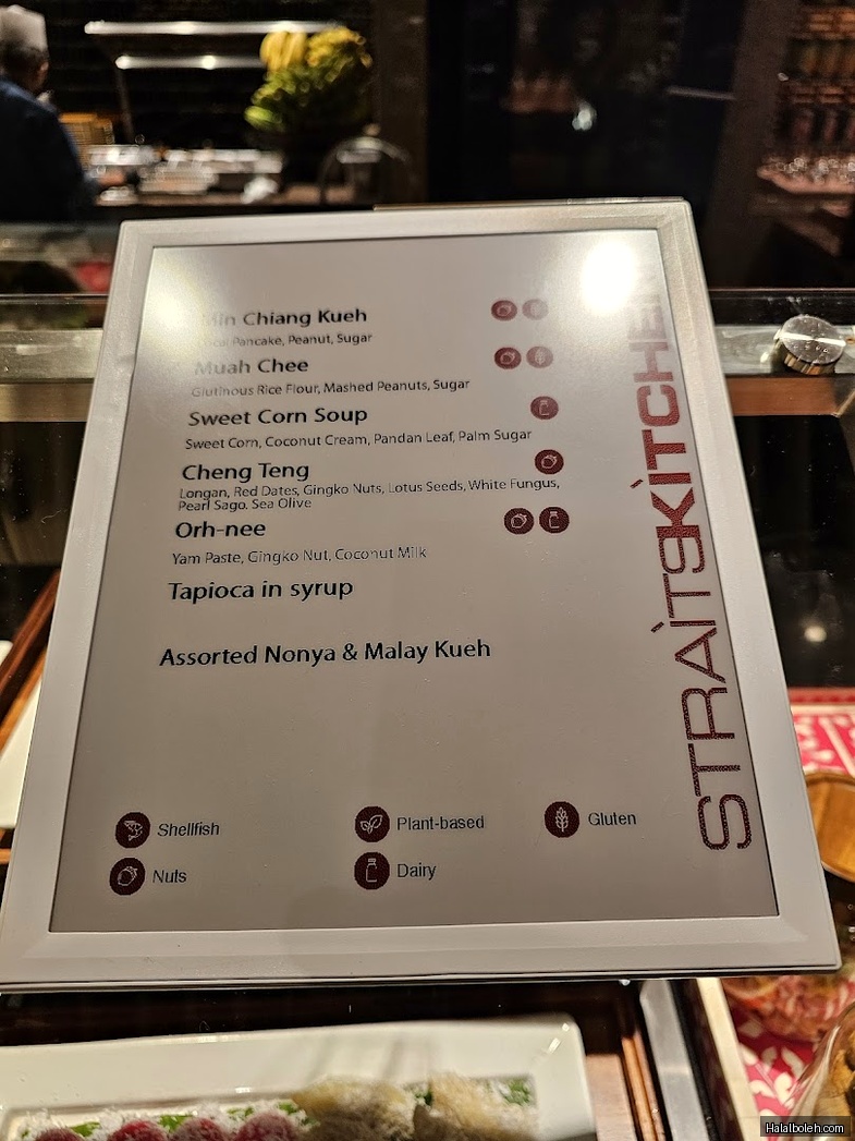 Straits Kitchen - menu