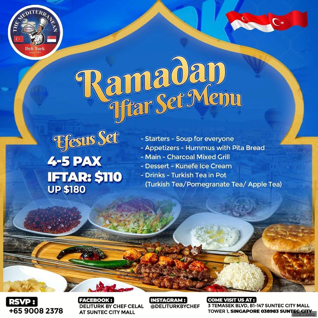 Deli Turk - menu
