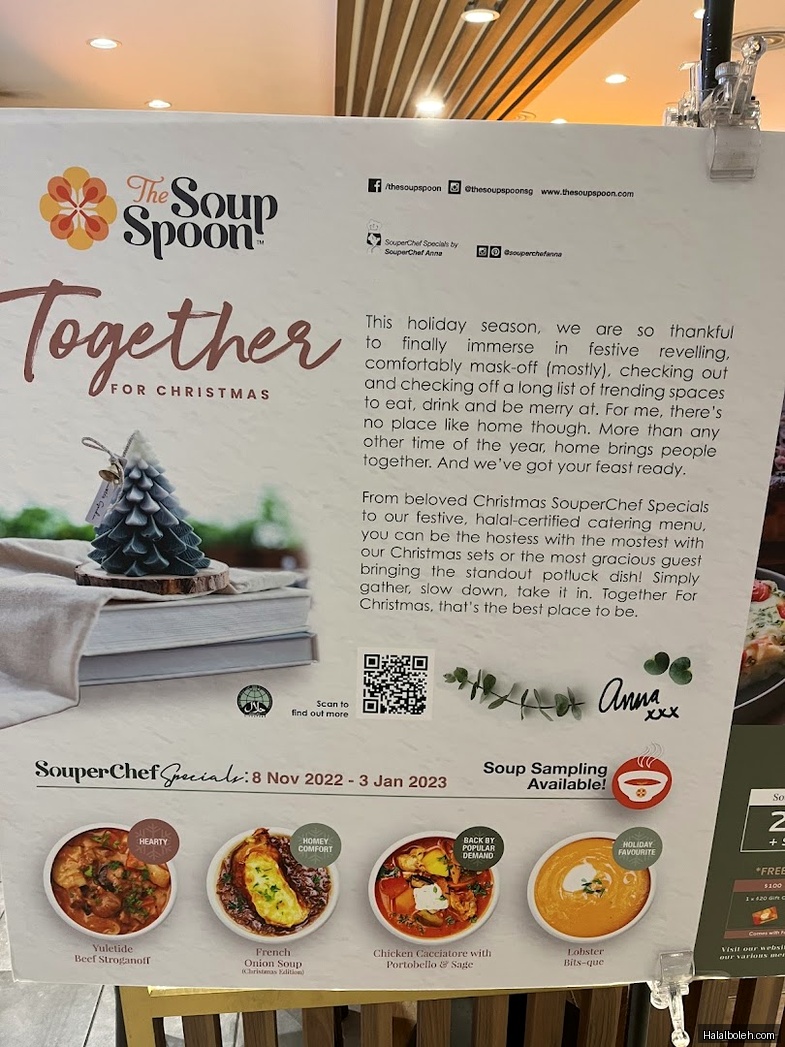 The Soup Spoon - menu